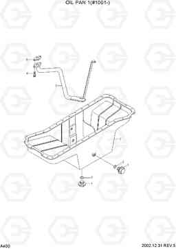 A400 OIL PAN 1(#1001-) R210LC-7, Hyundai