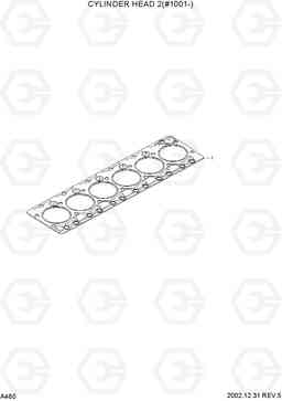 A460 CYLINDER HEAD 2(#1001-) R210LC-7, Hyundai