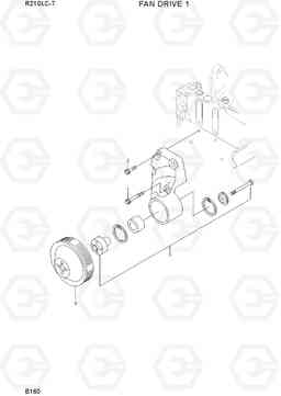 B160 FAN DRIVE 1 R210LC-7, Hyundai