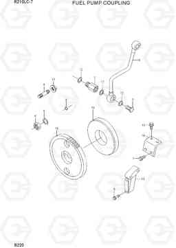 B220 FUEL PUMP COUPLING R210LC-7, Hyundai