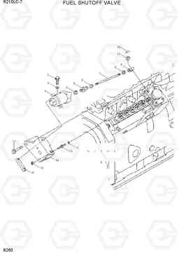 B260 FUEL SHUTOFF VALVE R210LC-7, Hyundai