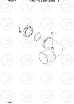 B290 AIR INTAKE CONNECTION 2 R210LC-7, Hyundai