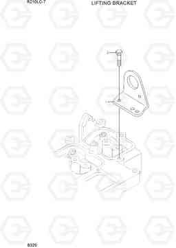 B320 LIFTING BRACKET R210LC-7, Hyundai