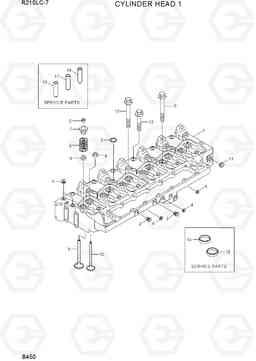 B450 CYLINDER HEAD 1 R210LC-7, Hyundai