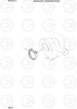 B570 EXHAUST CONNECTION R210LC-7, Hyundai