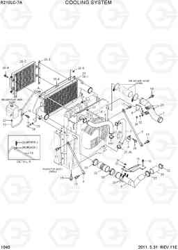 1040 COOLING SYSTEM R210LC-7A, Hyundai