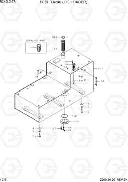 1075 FUEL TANK(LOG LOADER) R210LC-7A, Hyundai