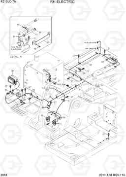 2010 RH ELECTRIC R210LC-7A, Hyundai