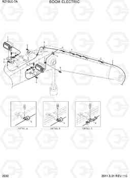 2030 BOOM ELECTRIC R210LC-7A, Hyundai