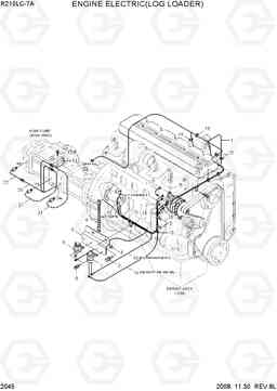 2045 ENGINE ELECTRIC(LOG LOADER) R210LC-7A, Hyundai