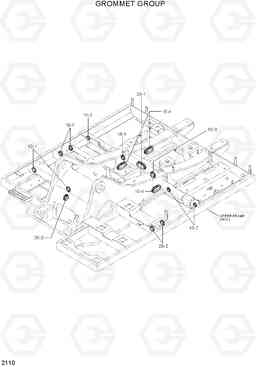 2110 GROMMET GROUP R210LC-7A, Hyundai
