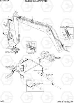 3450 QUICK CLAMP PIPING R210LC-7A, Hyundai