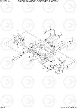 3452A QUICK CLAMP(CLOSE TYPE 1, #0298-) R210LC-7A, Hyundai