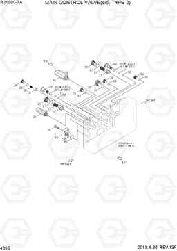 4095 MAIN CONTROL VALVE(5/5, TYPE2) R210LC-7A, Hyundai