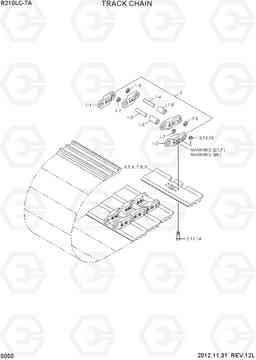 5050 TRACK CHAIN R210LC-7A, Hyundai