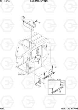 6010 CAB MOUNTING R210LC-7A, Hyundai