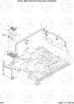 6275 TOOL BOX MOUNTING(LOG LOADER) R210LC-7A, Hyundai