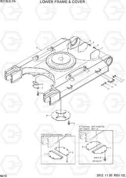 6410 LOWER FRAME & COVER R210LC-7A, Hyundai