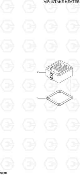 9010 AIR INTAKE HEATER R210LC-7A, Hyundai