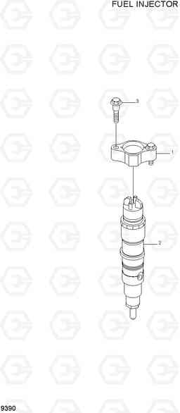 9390 FUEL INJECTOR R210LC-7A, Hyundai