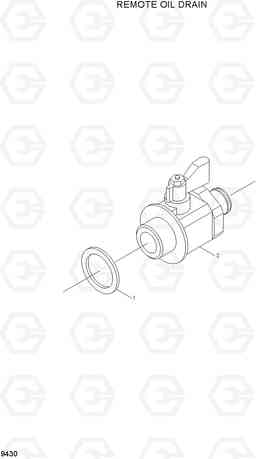 9430 REMOTE OIL DRAIN R210LC-7A, Hyundai