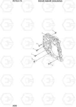 A030 REAR GEAR HOUSING R210LC-7A, Hyundai