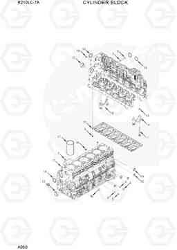 A050 CYLINDER BLOCK R210LC-7A, Hyundai