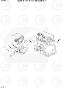 A100 REAR GEAR TRAIN ACCESSORY R210LC-7A, Hyundai