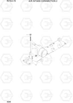 A240 AIR INTAKE CONNECTION 2 R210LC-7A, Hyundai