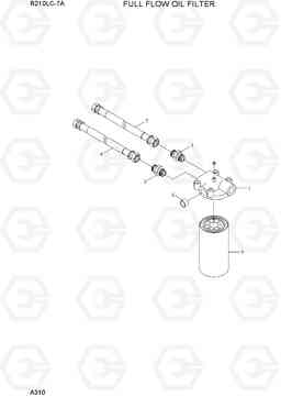 A310 FULL FLOW OIL FILTER R210LC-7A, Hyundai