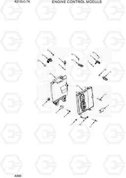 A360 ENGINE CONTROL MODULE R210LC-7A, Hyundai