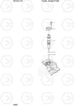 A390 FUEL INJECTOR R210LC-7A, Hyundai