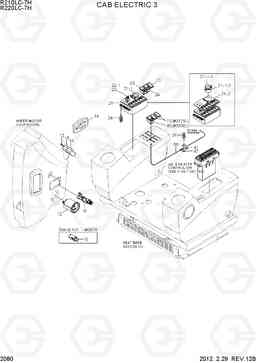 2080 CAB ELECTRIC 3 R210/220LC-7H, Hyundai