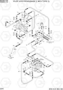 3270 PILOT HYD PIPING(BASE 2, MCV TYPE 2) R210/220LC-7H, Hyundai