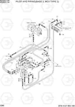 3280 PILOT HYD PIPING(BASE 3, MCV TYPE 2) R210/220LC-7H, Hyundai