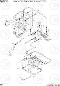 3291 PILOT HYD PIPING(BASE 2, MCV TYPE 3) R210/220LC-7H, Hyundai