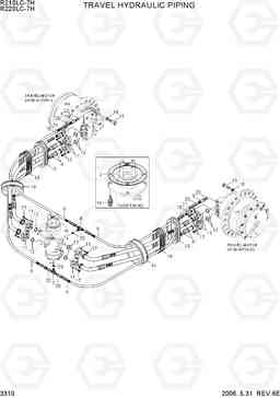 3310 TRAVEL HYD PIPING R210/220LC-7H, Hyundai