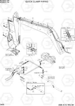 3450 QUICK CLAMP PIPING R210/220LC-7H, Hyundai