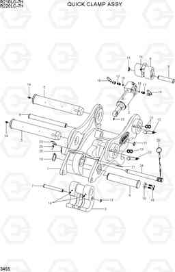 3455 QUICK CLAMP ASSY R210/220LC-7H, Hyundai