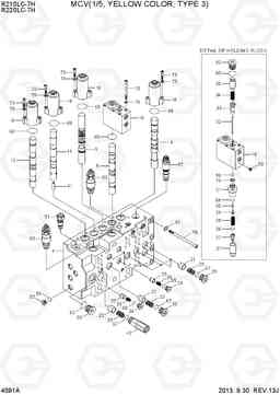 4091A MCV(1/5, YELLOW COLOR, TYPE 3) R210/220LC-7H, Hyundai