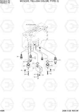 4096 MCV(2/5, YELLOW COLOR, TYPE 2) R210/220LC-7H, Hyundai