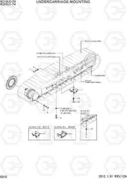 5010 UNDERCARRIAGE MOUNTING R210/220LC-7H, Hyundai