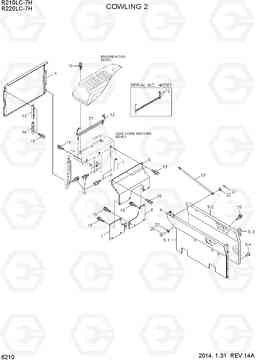 6210 COWLING 2 R210/220LC-7H, Hyundai