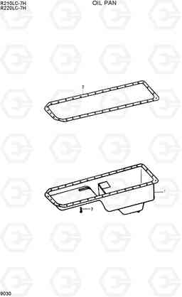 9030 OIL PAN R210/220LC-7H, Hyundai