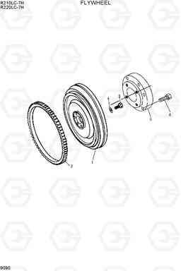 9090 FLYWHEEL R210/220LC-7H, Hyundai