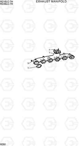 9250 EXHAUST MANIFOLD R210/220LC-7H, Hyundai