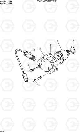 9390 TACHOMETER R210/220LC-7H, Hyundai