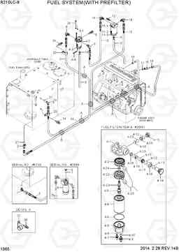 1065 FUEL SYSTEM(WITH PREFILTER) R210LC-9, Hyundai