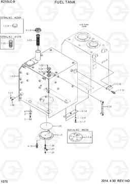 1070 FUEL TANK R210LC-9, Hyundai