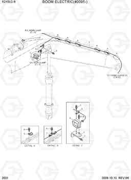 2031 BOOM ELECTRIC(#0095-) R210LC-9, Hyundai